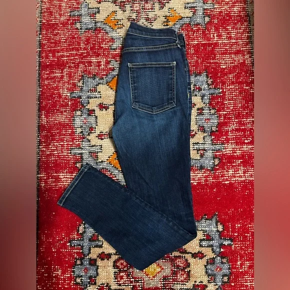 Veronica Beard Kate 10” Skinny High Waisted Blue Jeans - Sz 26